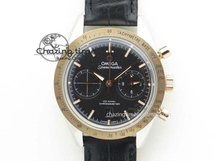 0427 HighQuality De Ville Chronograph SS OMF 1:1 Best Edition White Dial On SS Bracelet A 8151